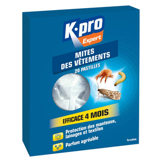 Pastilles anti-mites des vêtements