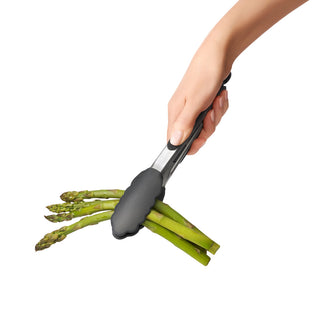 Pince de service acier et silicone 23 cm