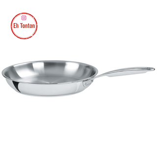 Poêle inox 5 ply finition brillante