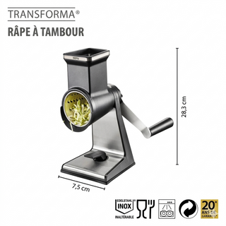 Râpe à tambour multifonctions