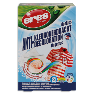 Lingettes anti-décoloration