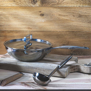Wok inox 28 cm