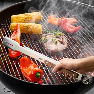Pince à Barbecue inox et noyer