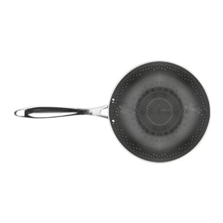 Poêle céramique - inox "nid d'abeille"