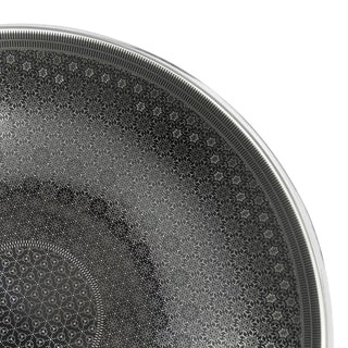 Poêle céramique - inox "nid d'abeille"